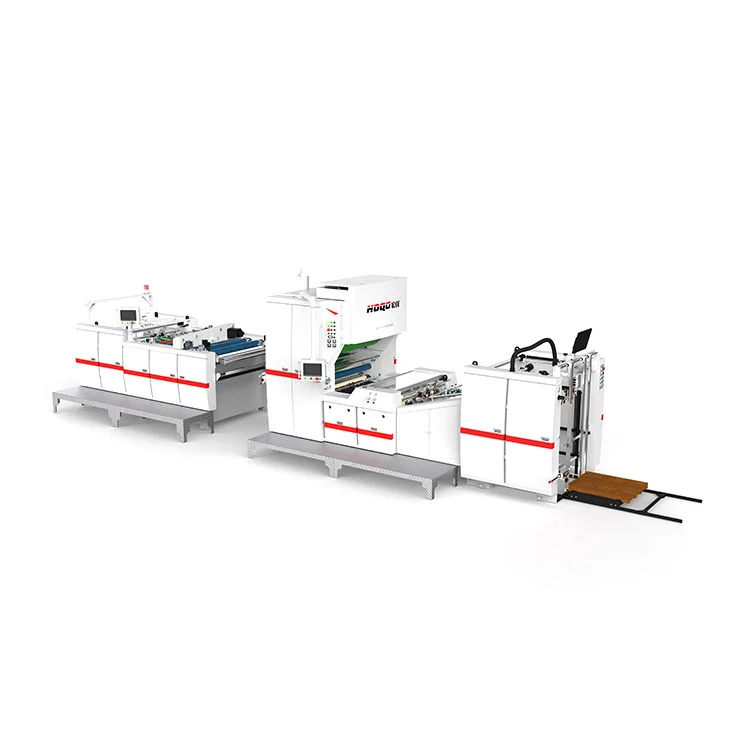 ఆటోమేటిక్ చైన్ నైఫ్ పౌడర్-రిమూవల్ లామినేటింగ్ మెషిన్